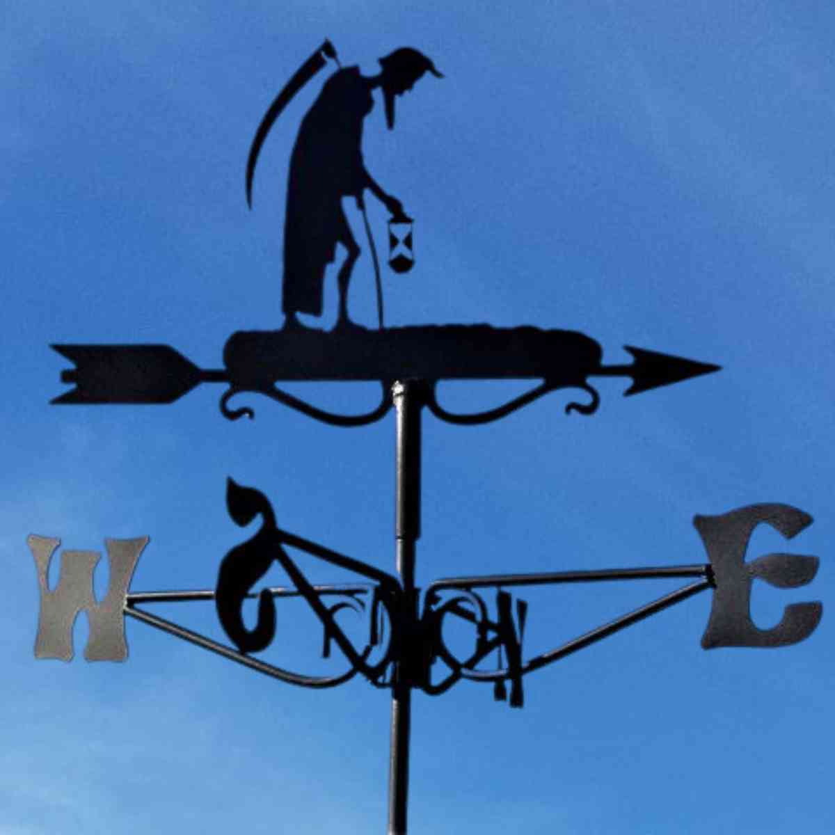 mini old father time weathervane